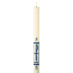 No 10 Divine Light Wax Relief Paschal Candle