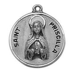 Creed&reg; Sterling Patron Saint Priscilla Medal