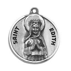 Creed&reg; Sterling Patron Saint Edith Medal