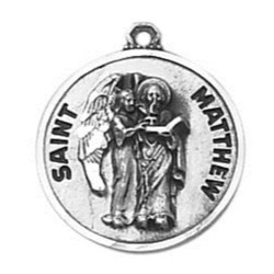 Creed&reg; Sterling Patron Saint Matthew Medal