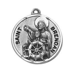 Creed&reg; Sterling Patron Saint Brendan Medal