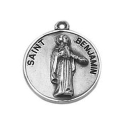 Creed&reg; Sterling Patron Saint Benjamin Medal