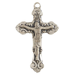 Creed&reg; Sterling Silver Ornate Crucifix (SS417)