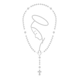 Rosary Auto Decal - 36/pk