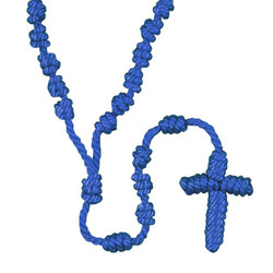 Black Cord Rosary - 24/pk