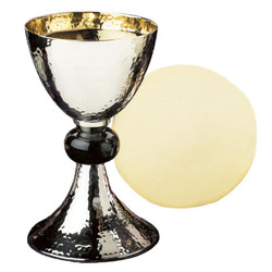 Hammered Chalice with Paten
