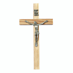 Wood Crucifix with Gift Box - 6/PK