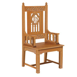 Florentine Collection Celebrant Chair - Medium Oak