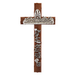 Notched Last Supper Cross (JC-5056-E)