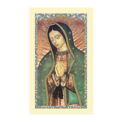 Our Lady of Guadalupe Laminated Holy Card - 25/pk (800-4270)