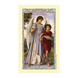 St. Raphael Laminated Holy Card - 25/pk