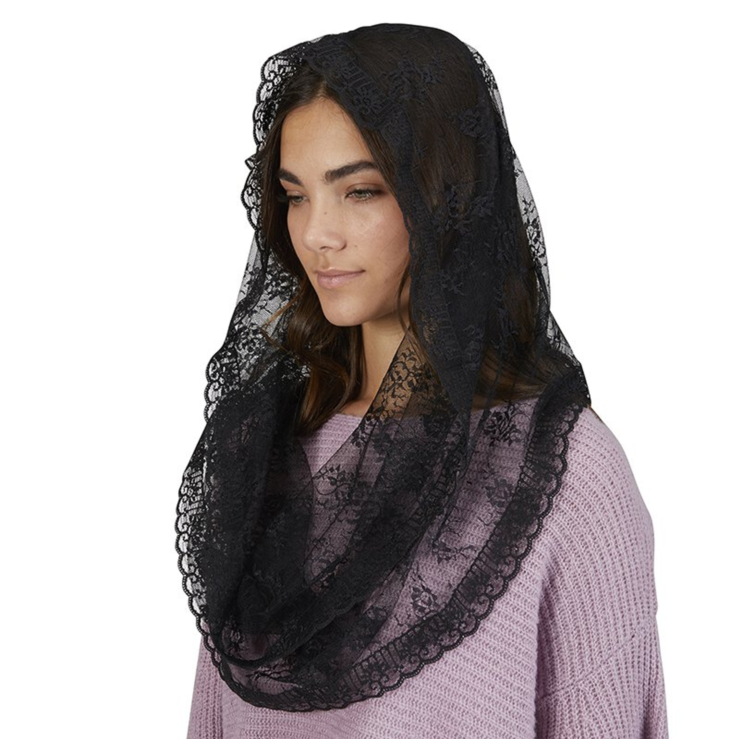 Infinity Chapel Veil - Black - 2/pk - Autom