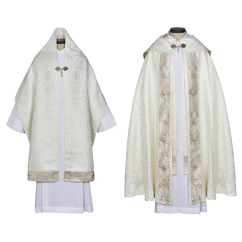 Set of Chartres Collection Cope & Humeral Veil - [Consumer]Autom
