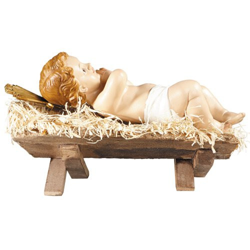 5" Infant Jesus with Crib 2/pk [Consumer]Autom
