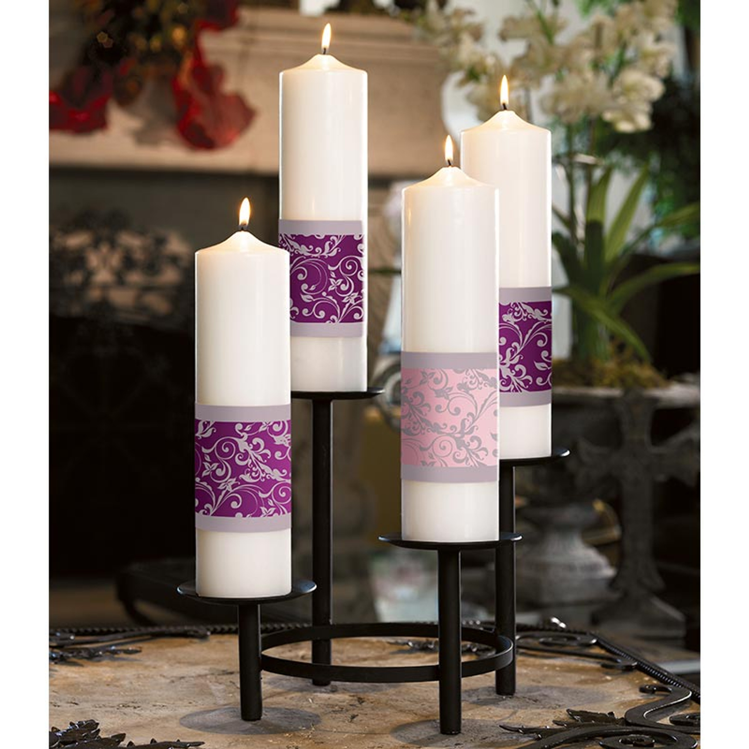 The Emmanuel Collection Advent Pillar Candle Set [Consumer]Autom