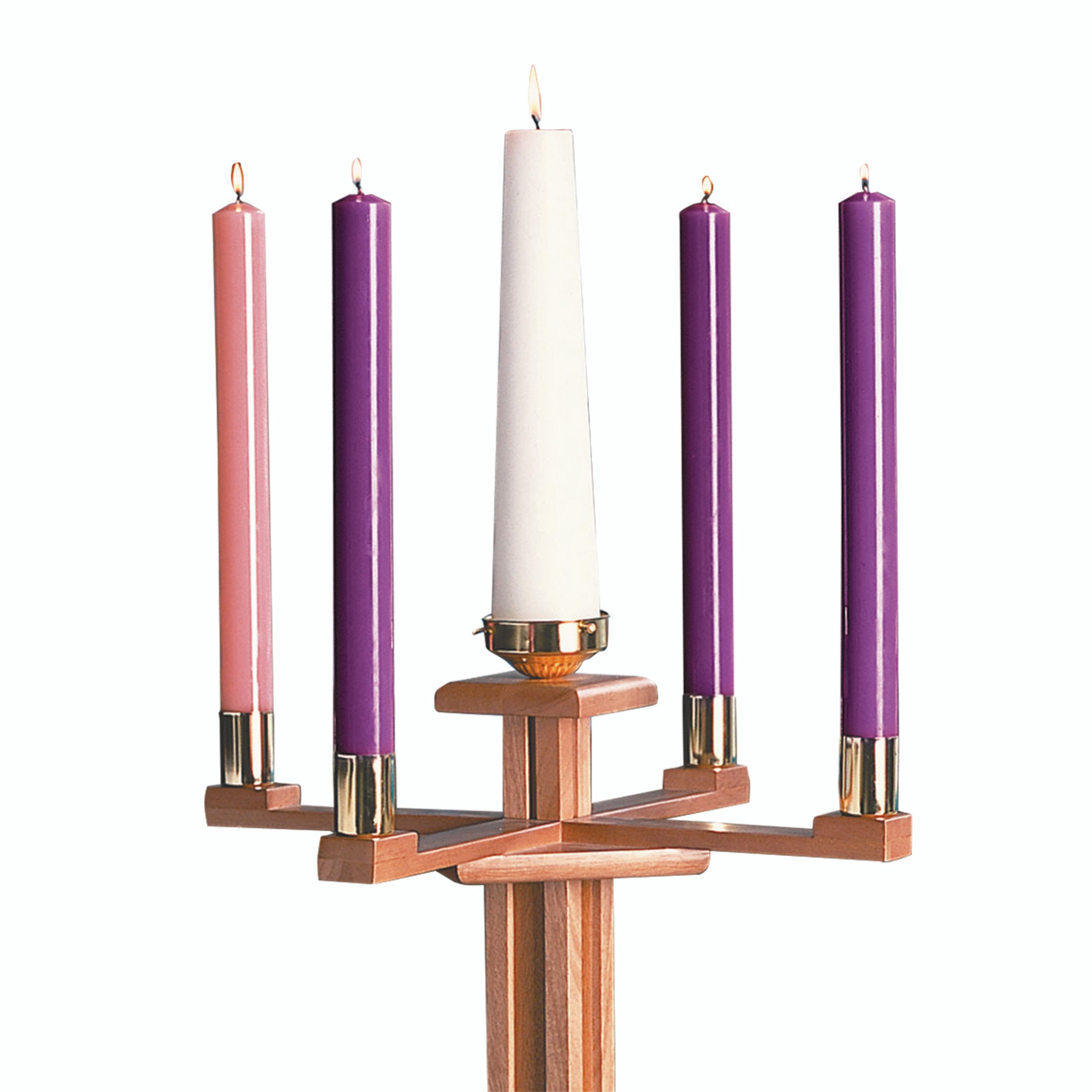 Purple and Rose Church Advent Candle Set [Consumer]Autom