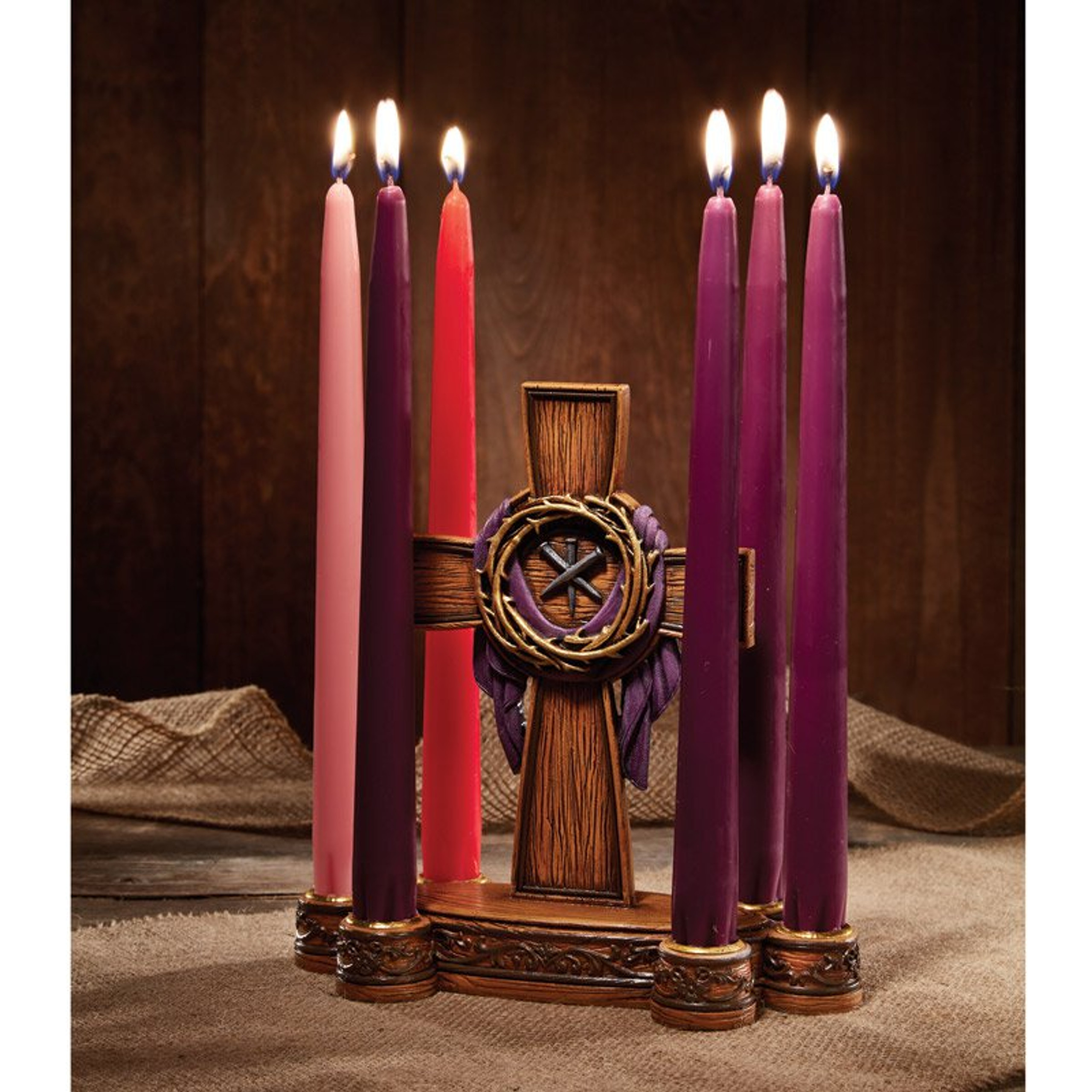 Lenten Candles Set of 6 [Consumer]Autom