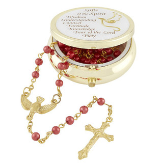 Spirit of the Lord Confirmation Rosary with Case - 6/pk