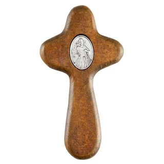 Divine Mercy Hand Held Prayer Cross - 10/pk - [Consumer]Autom