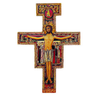 5" San Damiano Crucifix - 10/pk