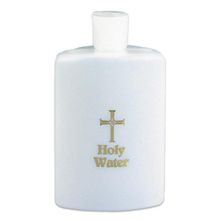 Cross Holy Water Bottle - 12/pk