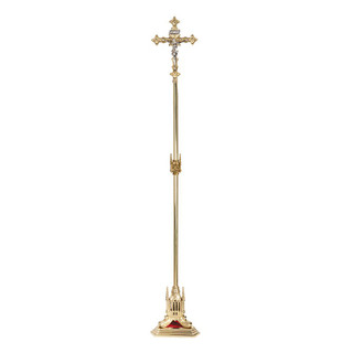 Sudbury Brass San Pietro Series Processional Crucifix