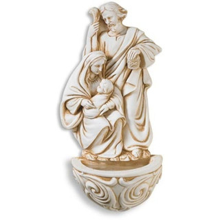 Holy Family Holy Water Font - 6/pk