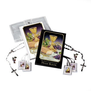 Body of Christ Girl First Communion Wallet Set