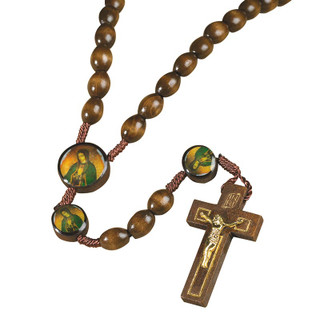 Our Lady of Guadalupe Devotional Cord Rosary - 12/pk