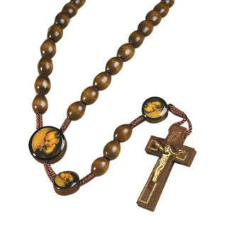 St. Pio Devotional Cord Rosary - 12/pk