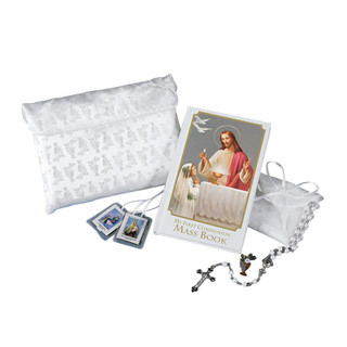 Heavenly Feast First Communion Satin Purse Set