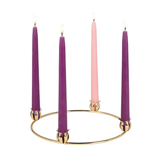 Brass Advent Wreath - 6/pk