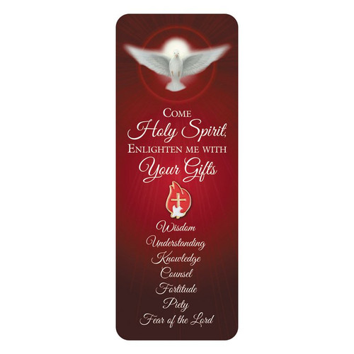 Come Holy Spirit Confirmation Lapel Pin with Bookmark - 12/pk
