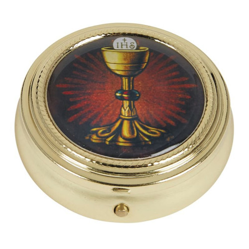 Chalice & Host Pyx with Epoxy Lid &ndash; 3/pk