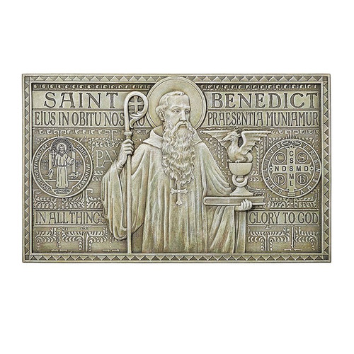 St. Benedict Garden Plaque (D1037)