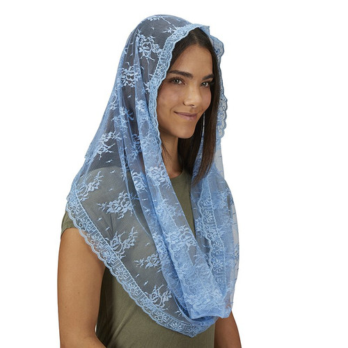 Infinity Chapel Veil - Light Blue - 2/pk