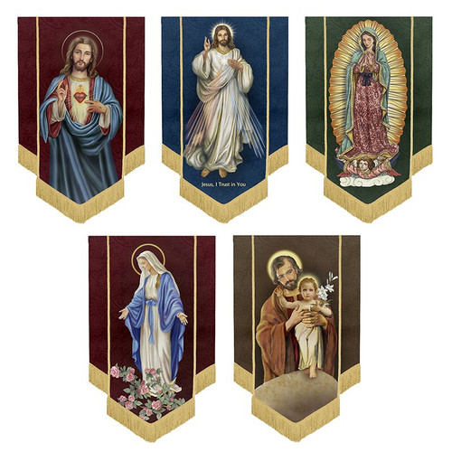 Sacred Image Series Banners - Set of 5