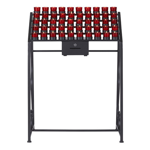 Votive Stand with Locking Offering Box 50Cup [Consumer]Autom