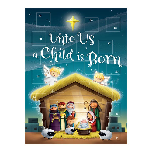 Unto Us a Child is Born Advent Calendar - 12/pk