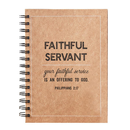 Faithful Servant Notebook Journal - 6/pk