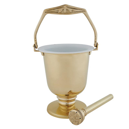 Holy Water Pot with Sprinkler Set