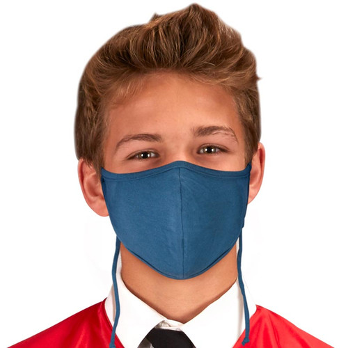 Kids Face Mask - Plain Navy