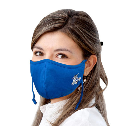 Blue Marian Face Mask