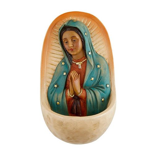 Our Lady of Guadalupe Holy Water Font - 2/pk