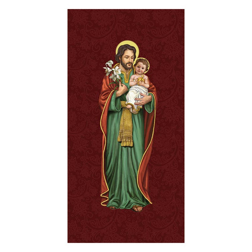 Sacred Image Series X-Stand Banner - St. Joseph & Child