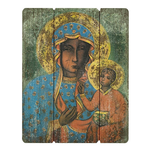 Our Lady of Czestochowa Pallet Sign