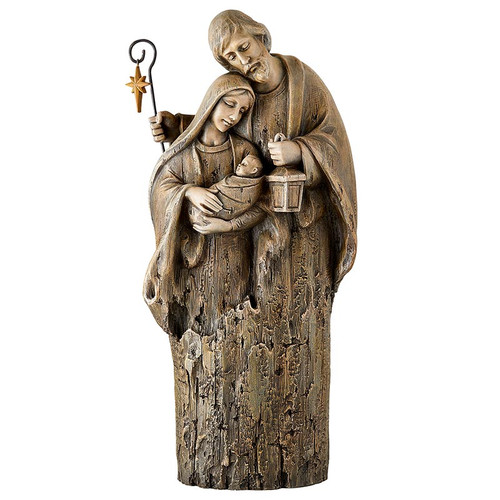 Tender Holy Family Statue (J5520)