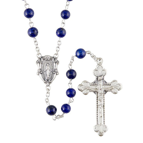 Lapis Gemstone Rosaries