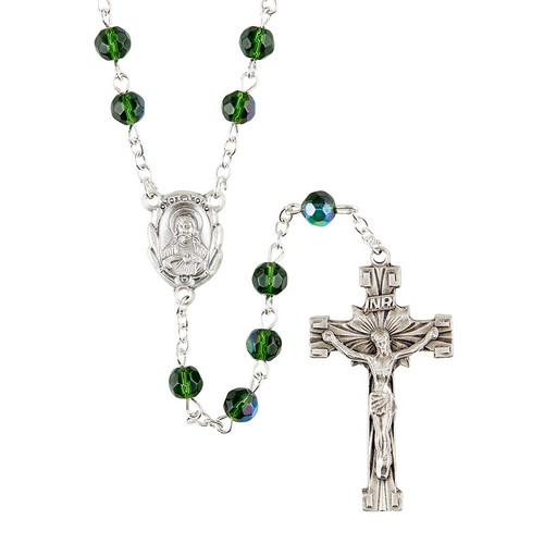 Prague Emerald Rosary (J7416)