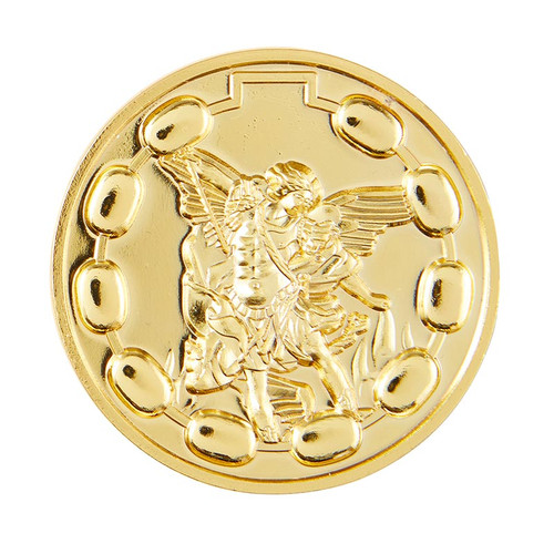 Saint Michael Rosary Pocket Coin